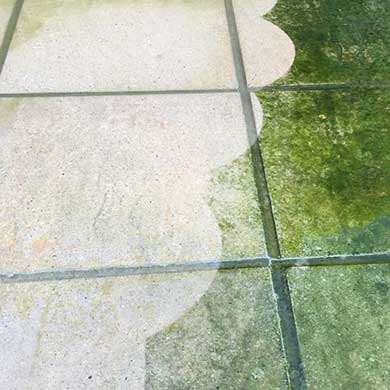 Patio cleaning