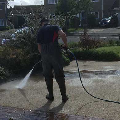 Driveway cleaning